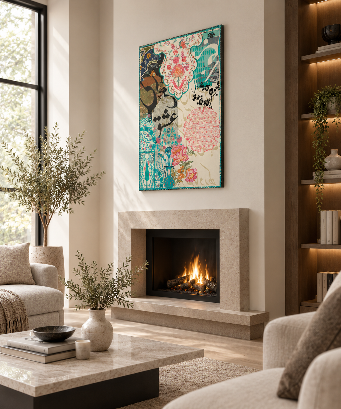 Aangan Gul-o-Rang Wall Frame