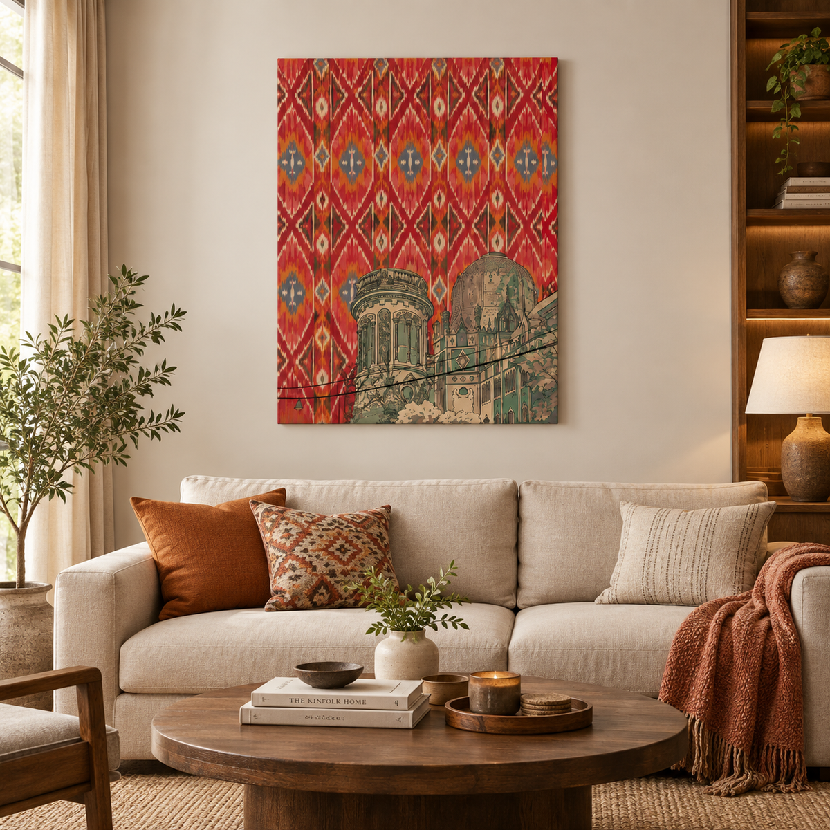 Aangan Ikat Minar Wall Frame