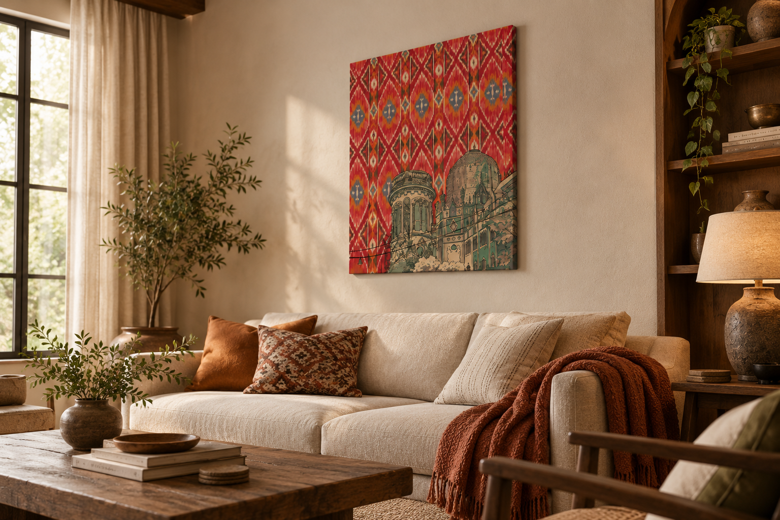 Aangan Ikat Minar Wall Frame