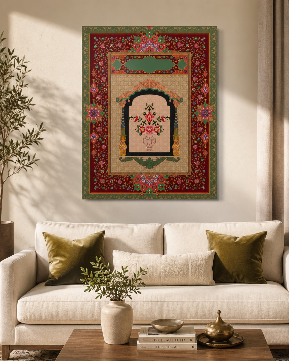 Aangan Mughal Gulzar Wall Frame