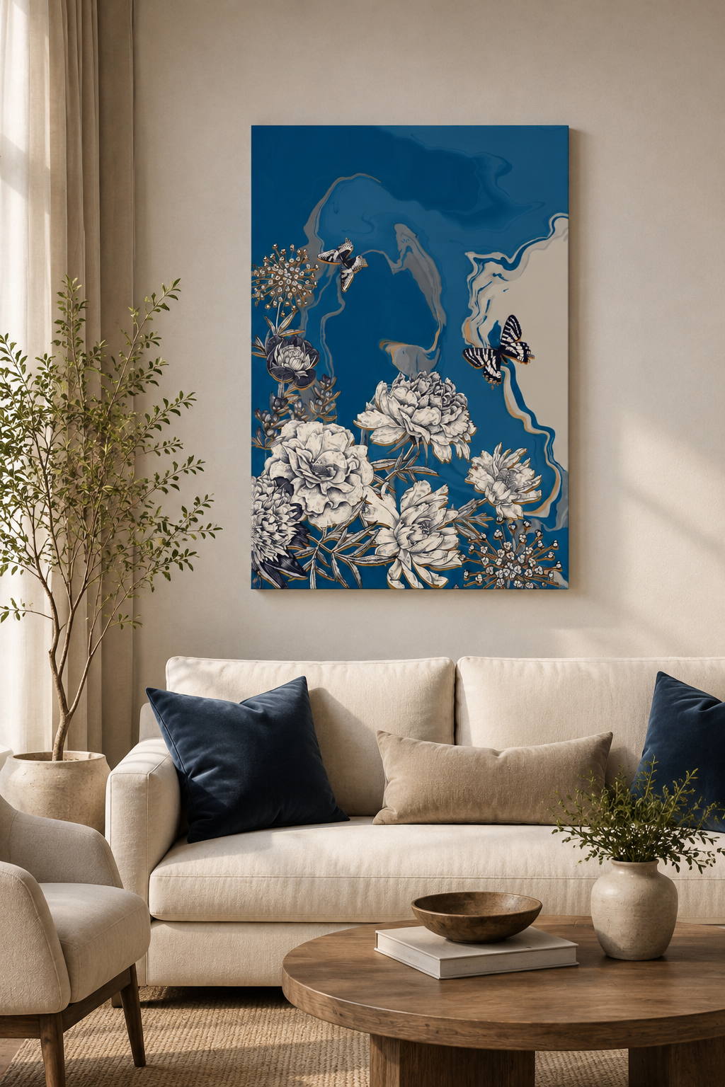 Aangan Nilofer Bloom Wall Frame