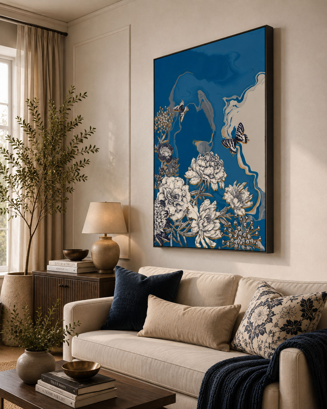 Aangan Nilofer Bloom Wall Frame