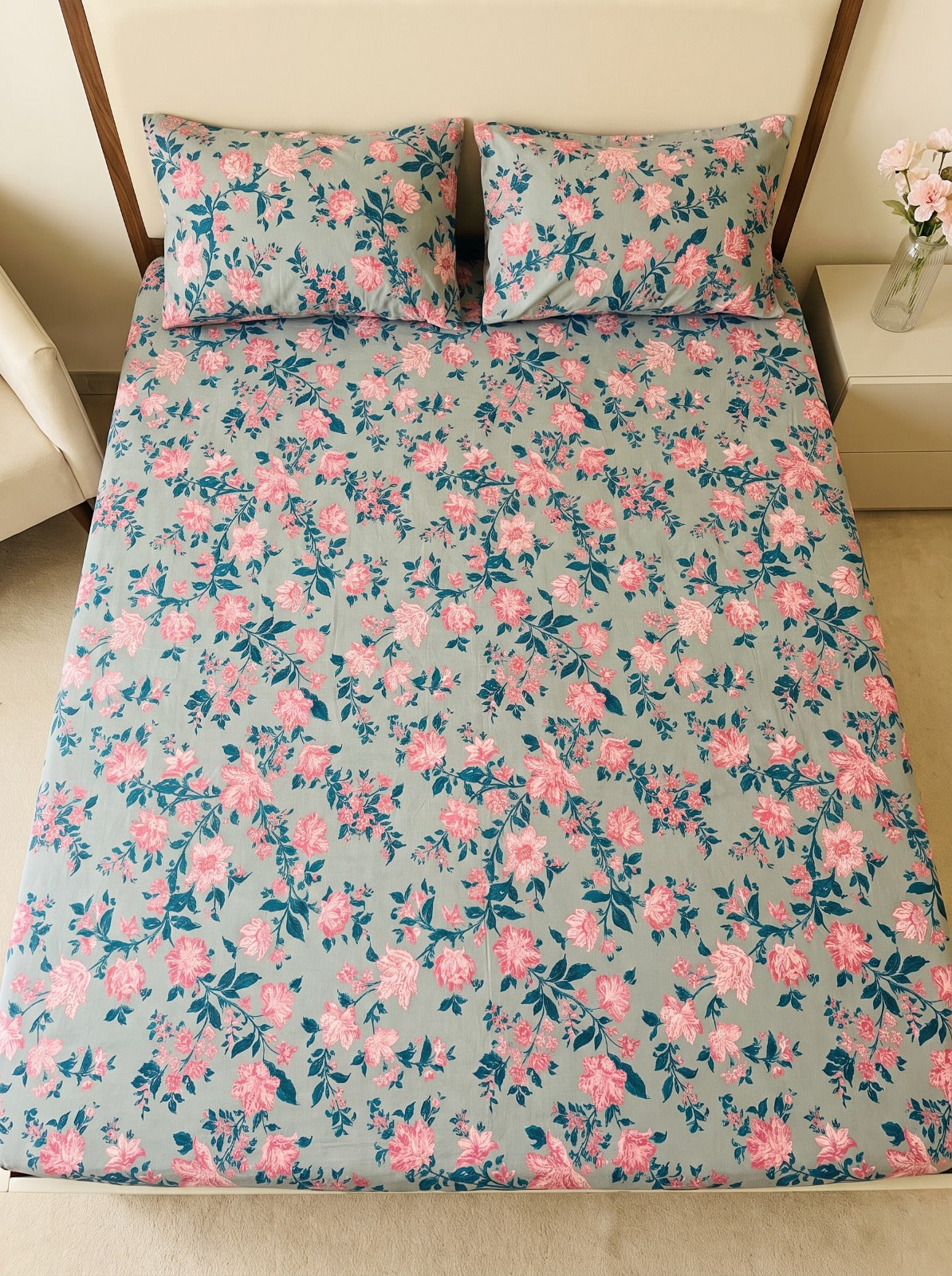 Aangan Gul-e-Noor Bedsheet